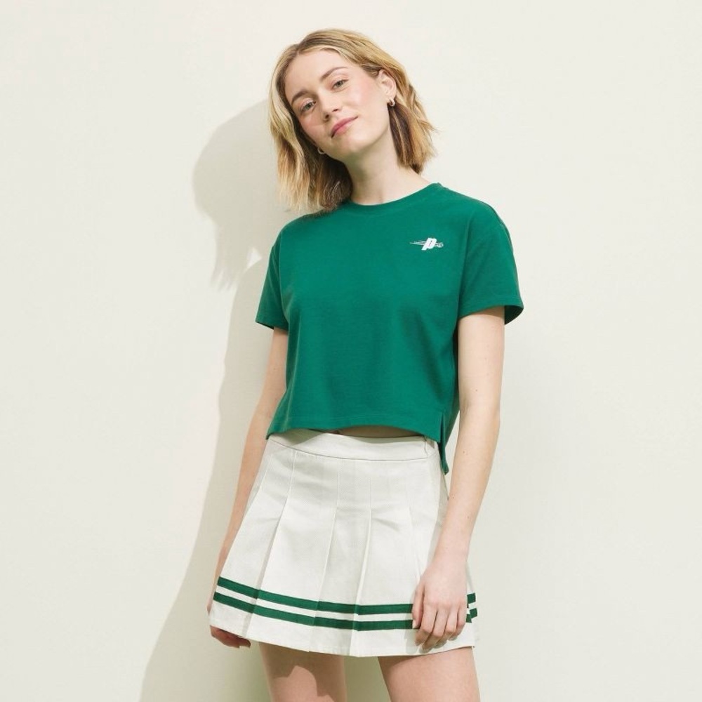 Prince Pickleball Evergreen Short Sleeve Cropped Shirt